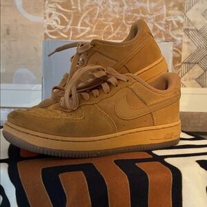 Nike Air Force 1 LV8 3 Grade School Kids' "Wheat" Shoe